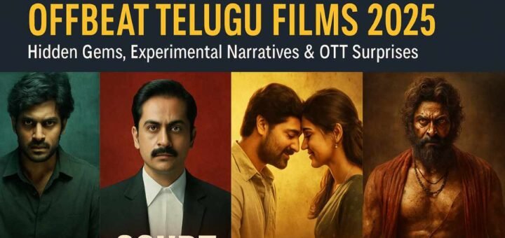 Offbeat Telugu Films 2025 Poster Collage
