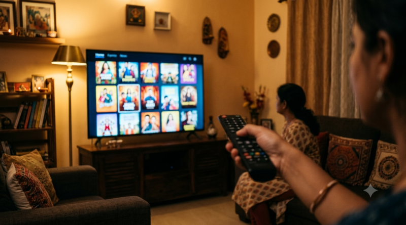 Telugu OTT releases November 2025 shown on a home TV streaming screen