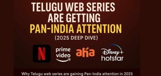 Telugu web series gaining Pan-India popularity in 2025 across Netflix, Prime Video, Aha, and Hotstar