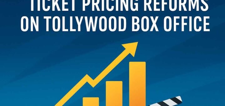 Infographic showing impact of Telugu cinema ticket pricing reforms on box office growth in Andhra Pradesh and Telangana
