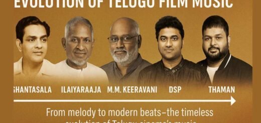 Evolution of Telugu film music from Ghantasala to Thaman — timeline of Tollywood composers