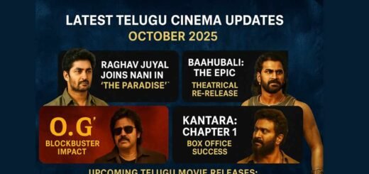 Latest Telugu Cinema Updates October 2025 – Nani, OG, Baahubali, Kantara & More | Movishala