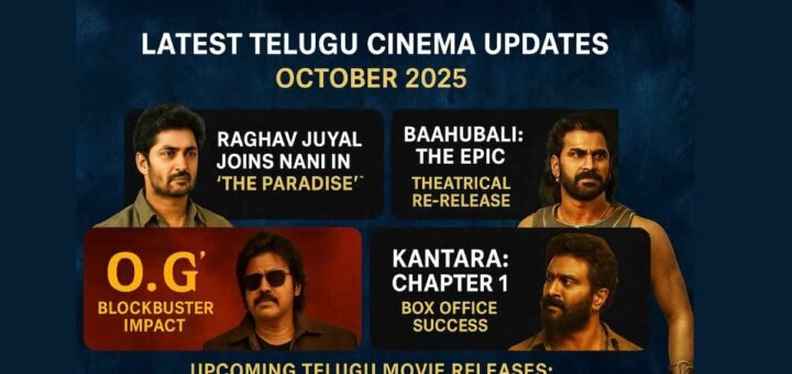 Latest Telugu Cinema Updates October 2025 – Nani, OG, Baahubali, Kantara & More | Movishala
