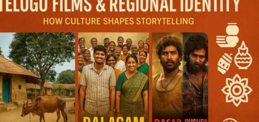 Telugu Films Regional Telugu cinema cultural identity — rural and urban storytelling traditions.