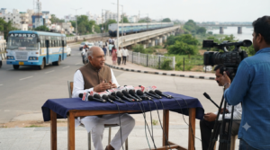 Kesineni Chinni interview covering Vijayawada MP record and development issues