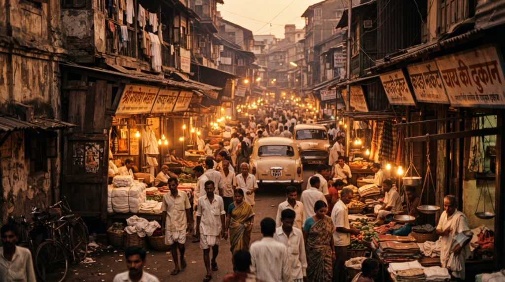 Matka King OTT release: 1960s Bombay street market scene evoking the Prime Video crime drama