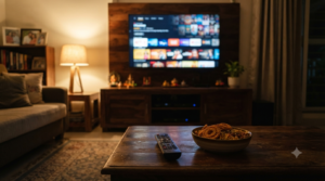 Pati Patni Aur Woh Do promo art marking the film's Netflix OTT release