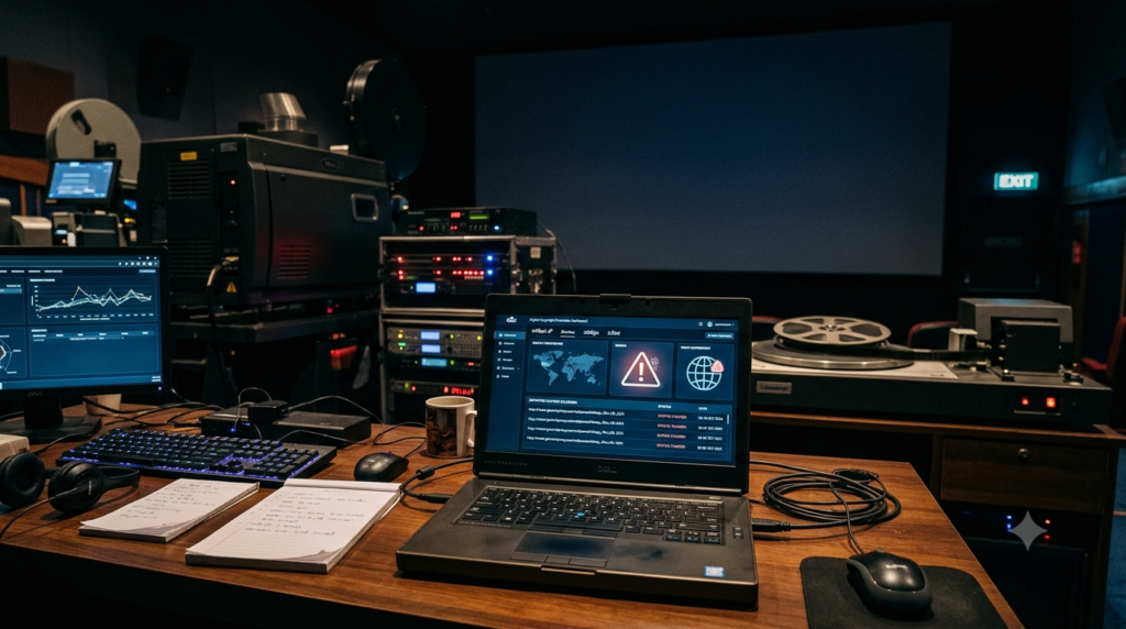 Telugu movie piracy reporting with copyright protection and online complaint process