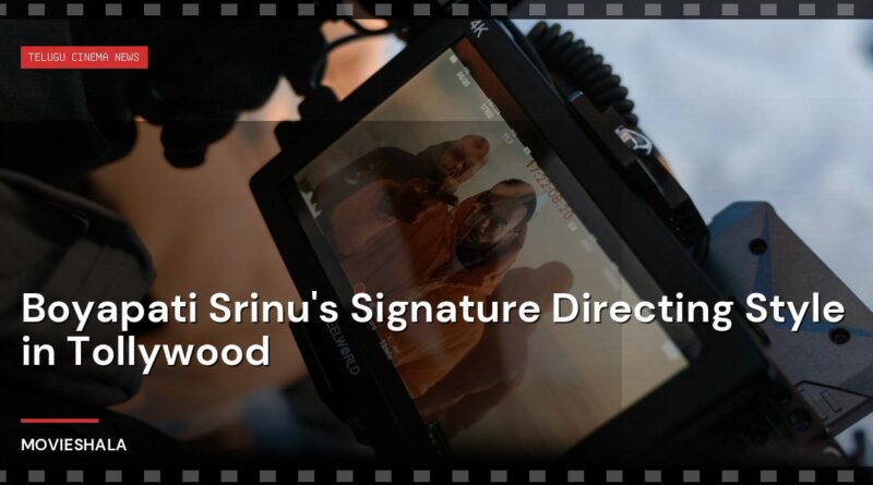Boyapati Srinu's Signature Directing Style in Tollywood - Movieshala