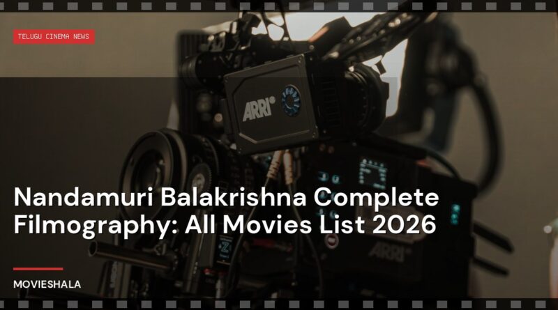 Nandamuri Balakrishna Complete Filmography: All Movies List 2026 - Movieshala