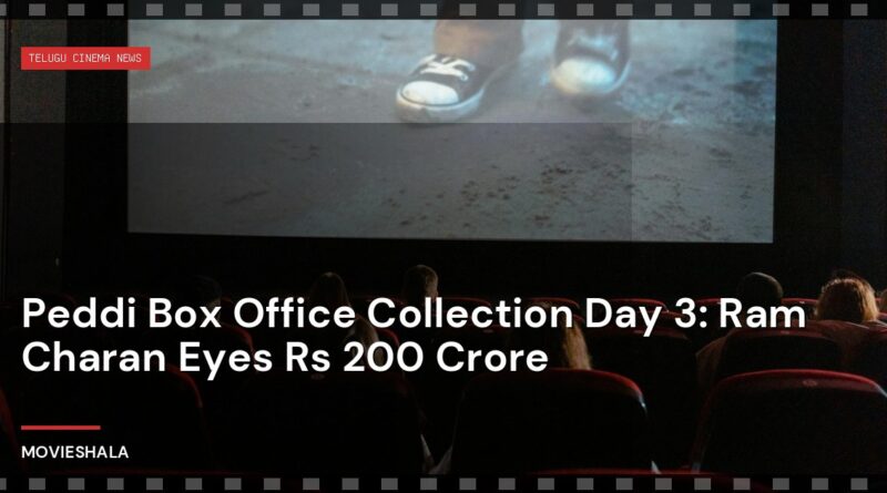 Peddi Box Office Collection Day 3: Ram Charan Eyes Rs 200 Crore - Movieshala