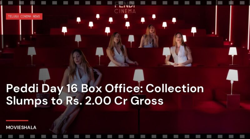 Peddi Day 16 Box Office: Collection Slumps to Rs. 2.00 Cr Gross - Movieshala