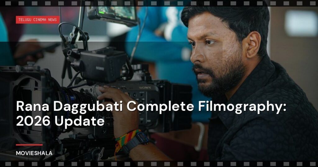 Rana Daggubati Complete Filmography: 2026 Update - Movieshala