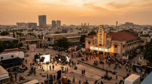 Telugu film industry studio and cinema hub in Hyderabad representing Tollywood's business
