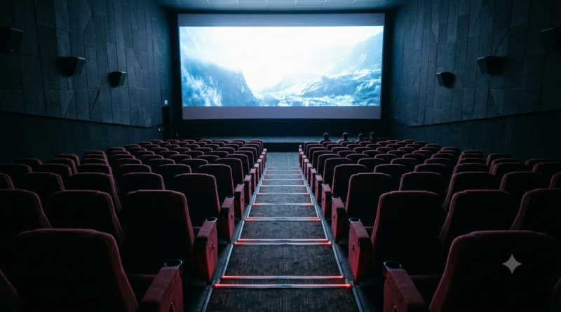 Theatrical vs OTT release explained: empty cinema seats facing a lit screen in an Indian multiplex